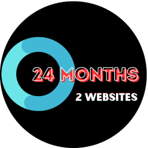 24 Months (2 Websites)
